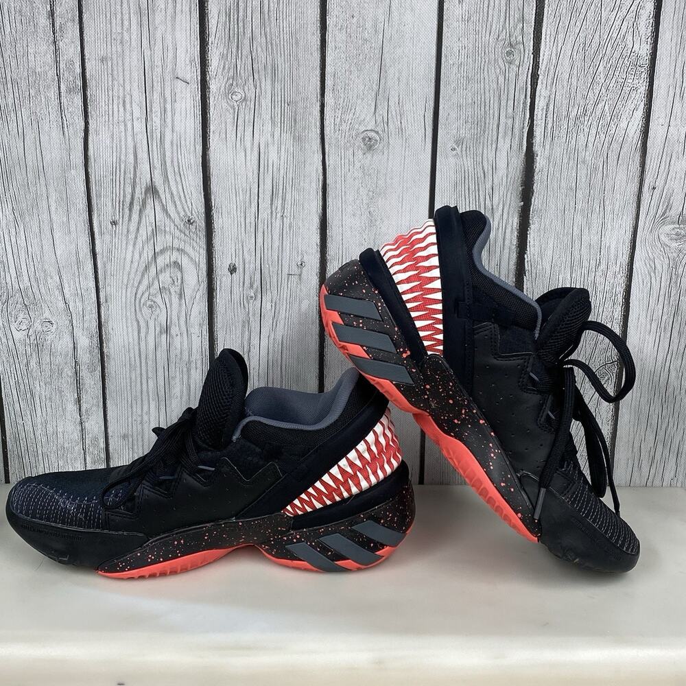 Adidas Marvel x DON Issue 2 Venom Men's Sz 8 Basketball Shoes Black Red Sneakers